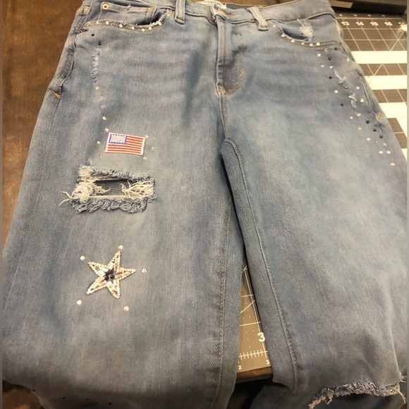 🔥Kensie Jeans🔥Vintage Luxe🔥The Slim🔥Leg High Rise Jeans🔥Measurements Pics🔥 - Picture 8 of 16